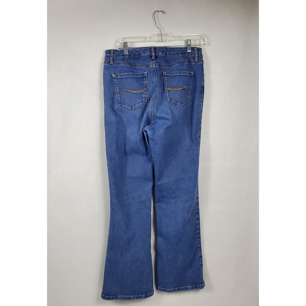 Gloria Vanderbilt Amanda Bootcut Jeans Womens 12 Medium Wash Blue Stretch Denim - Picture 2 of 14
